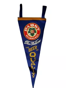 26,5" Pabst Nastro Blu Birra di Qualità PBR Birra Pennant/Banner NUOVO/Replica - Foto 1 di 3