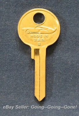 RARO! LLAVE ORIGINAL LINCOLN MERCURY MALETERO/GUANTERA EN BLANCO H9 1125G 1932-1952 Foto 1 de 4