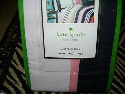 KATE SPADE LOJA DE DOCES LISTRA 1 PEÇA EURO FARSA BNIP último em estoque - Imagem 1 de 3