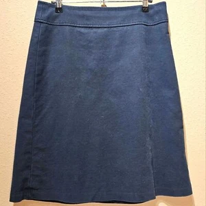 Banana Republic A-Line Skirt Navy Blue Size 6 - Picture 1 of 7