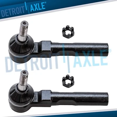2WD Front Outer Tie Rod Ends for 1999-2005 2006 Chevy GMC Silverado Sierra 1500 - Image 1 of 4