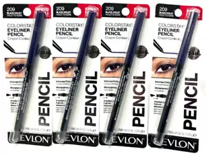 (4) Revlon Colorstay Eyeliner Pencil 0.01 oz Each Sealed 209 - Black Violet - Picture 1 of 3