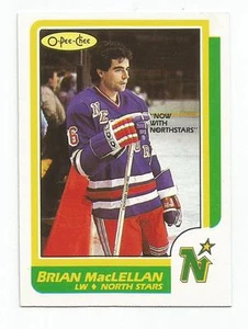 1986-87 OPC Hockey Brian MacLellan #33 NY Rangers Minnesota North Stars NMMT - Picture 1 of 1