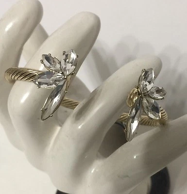 Stella & Ruby Gold Tone Crystal Bracelet - Image 1 of 2