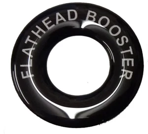 FLATHEAD BOOSTER - Lucas Toggle Switch Round Dash Tag - Classic Car Kit Hot Rod - Picture 1 of 3