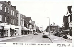 Kent Postcard - Sevenoaks High Street, London End. Pamlin Prints DD388 - Picture 1 of 1