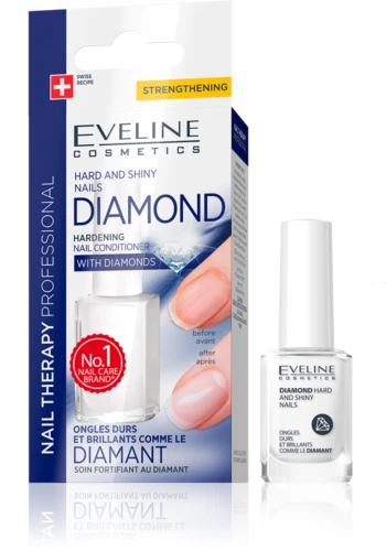 Eveline Nails Strengthener With Diamonds COSMETICS DIAMOND HARD AND SHINY NAILS