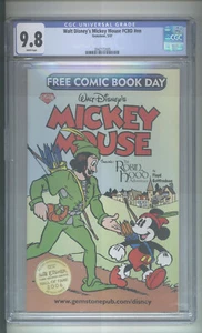 WALT DISNEY'S MICKEY MOUSE FREE COMIC BOOK DAY 5/07 ~ CGC 9.8 ~ WP ~ FCBD - Picture 1 of 2