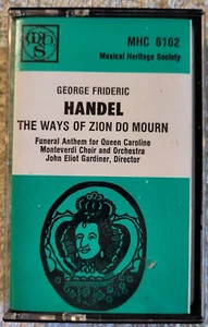 George Frideric Handel - The Ways Of Zion Do Mourn Cassette Classical - Picture 1 of 7