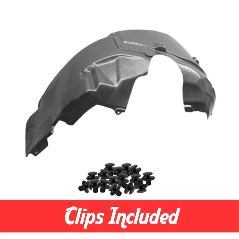 Front Passenger Side Fender Liner w/ Clips For 2008-2010 Dodge Avenger CH1249132 Foto 1 de 4