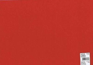 Red Sticky Back Acrylic Felt Fabric - 23cm x 30cm - Picture 1 of 1