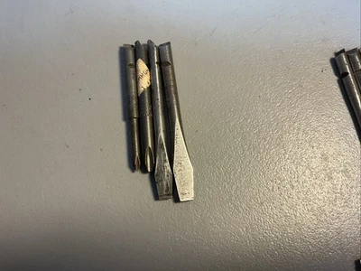 STANLEY YANKEE PHILLIPS 301-1pt, 313-3pt & SLOTTED 3112, 3113 SCREWDRIVER BITS - Image 1 of 4