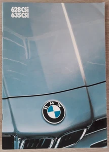 BMW 628 CSi & 635 CSi Brochure 1984 - 6-Series E24 - Picture 1 of 9