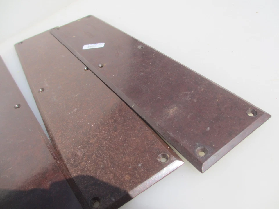 Vintage Bakelite Door Finger Plate Push Door Handle Antique Art Deco - £10each - Image 1 of 4