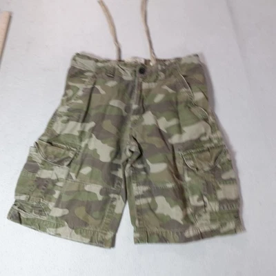 Pantalones Cortos Carga Y2K No Boundaries Para Hombres 34 Verde Camuflaje Gorpcore Bolsillo Cordón Foto 1 de 4