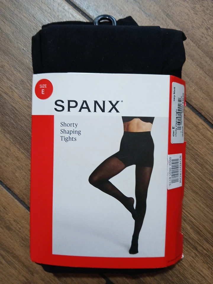Medias Spanx Shorty Modeladoras Muy Negras Talla E Talla Grande Puntera Completa Formas Firmas Foto 1 de 4