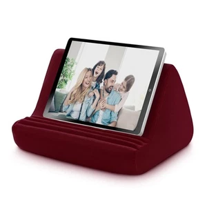 Macl Tablet Pillow Stand, Multi-Angle Adjustable Viewing, Soft Padded Tablet ... - Picture 1 of 8