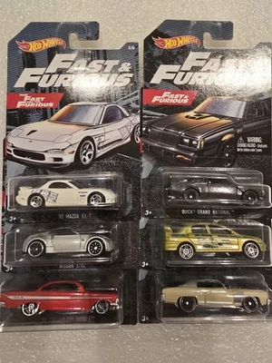 Juego completo de 6 autos Fast & Furious 2019 exclusivo de Walmart de Hot Wheels Foto 1 de 4