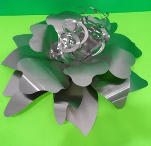 Magnolia Flower, Stainless Steel 3D Art Work, 17" round - Picture 1 of 8