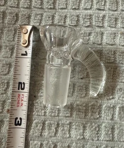 ¡CUERNO ASTILLADO! Diapositiva de vidrio con cuernos Sovereignty transparente de 18 mm OEM 100 % auténtica BROKE - Imagen 1 de 21
