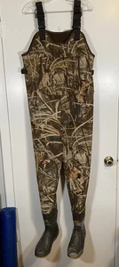 Cabela's Neoprene Insulated Chest Waders Men's Size 9 Camo Hunting Fishing - Picture 1 of 14