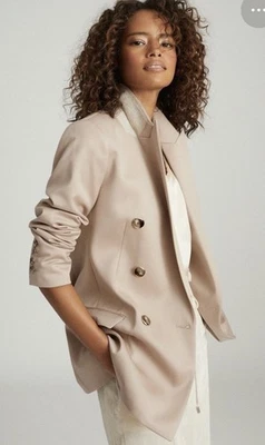 BNWT- Austen Wool Blend Double Breasted Blazer - UK 12 / US 8 - Image 1 of 4