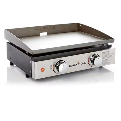 22 In. W 2-Burner Steel Nonstick Surface Tabletop Griddle - Image 1 of 4
