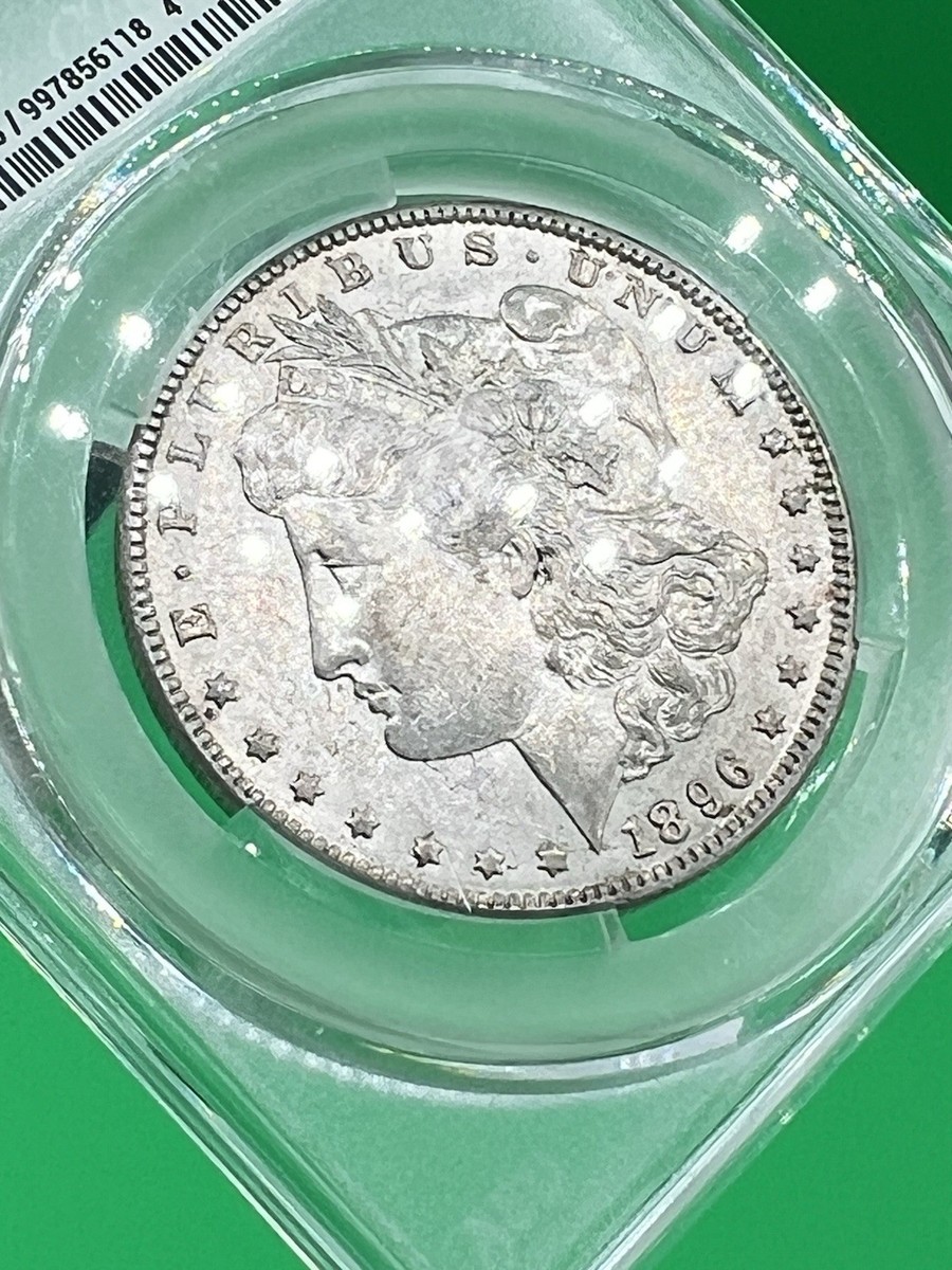 1893 P モーガン Au55 PGC AU 55 Graded 1896 Year Morgan US Dollars (1878-1921)  for