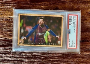Panini 2019 FIFA 365 Lionel Messi Gray Back GEM MT PSA 10 Gold - Bild 1 von 2