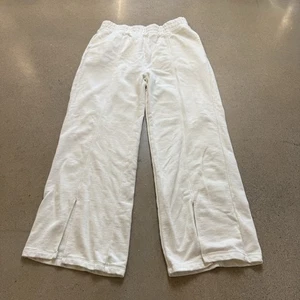 Nation LTD The Lincoln Pant high rise sweatpants white size XL - Picture 1 of 5