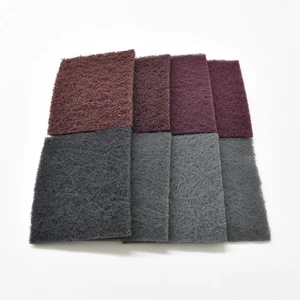 Tessuto non tessuto abrasivo professionale non tessuto tamponi non tessuti non tessuti per lucidatura tampone abrasivo pedale abrasivo pad non tessuto - Foto 1 di 9