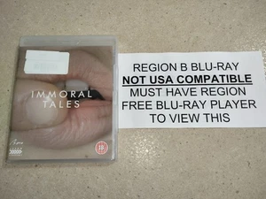 Immoral Tales Blu-ray REGION B DVD R2 PAL French Erotic Arrow Academy RARE OOP - Picture 1 of 5