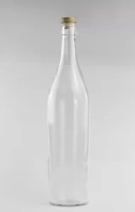 3 Liter Asbachflasche Korkv. Glas Liköransatz Weinbrand Spardose Schnapsflasche - Bild 1 von 1