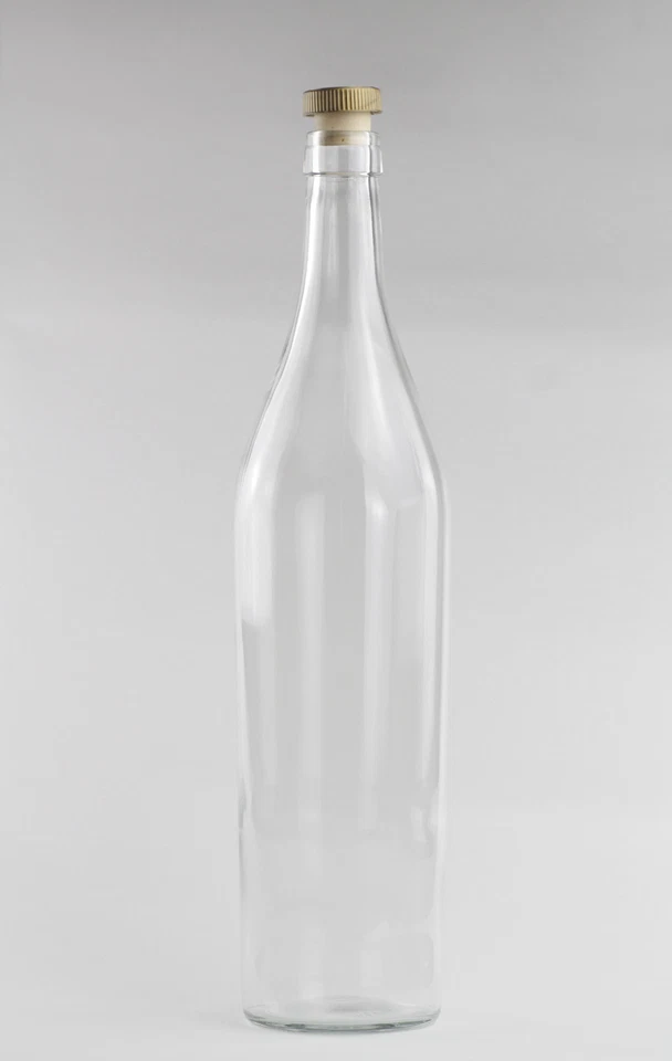 3 Liter Asbachflasche Korkv. Glas Liköransatz Weinbrand Spardose Schnapsflasche - Bild 1 von 1
