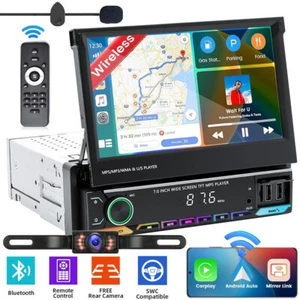 7" Car Stereo Touch Screen Radio Apple CarPlay Android Auto GPS BT USB For Honda - Picture 1 of 13