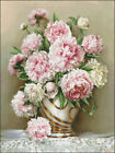 Needlework Crafts Full Embroidery Counted Cross Stitch Kits Peonies Flowers