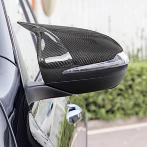 Carbon Fiber Side Mirror Cover Cap For Mercedes-Benz E GLC S C Class W205 W213 . - Foto 1 di 16