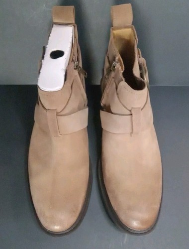Stivaletti UGG Wylma taglia 8 NUOVI! Stivali con fibbia e cerniera in camoscio invecchiati $155 MSRP