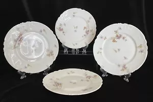 Haviland Limoge Frankreich kaiserliche Beilagen blau Blumen, 4er Set - Bild 1 von 7