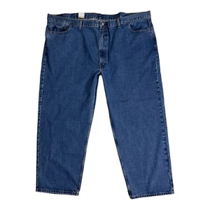 Levis 550 Blue Jeans Big And Tall Comfort Fit Red Tab Mens 50 X 29 New - Picture 1 of 7