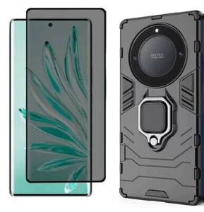 Coque Anneau + Verre Trempé Anti Espion pour Honor Magic 7 Lite / Magic 6 Lite - Imagen 1 de 7
