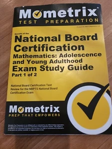 Mometrix National Board Certification Math: Adolel. Exam Study Guide Part 1 Only - Foto 1 di 13