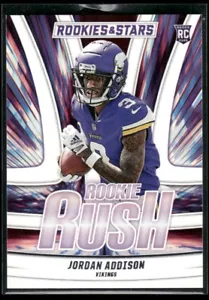 2023 Panini Rookies & Stars - Rookie Rush #RR-12 Jordan Addison (RC) - Picture 1 of 2