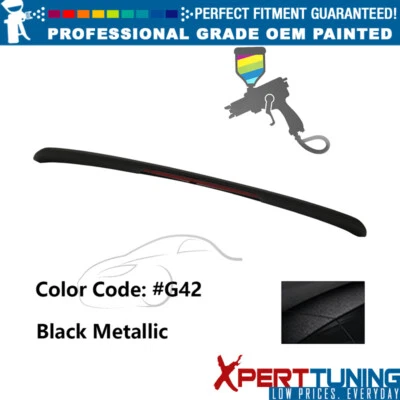For 13-15 Nissan Altima Sedan OE Style #G42 Black Metallic Trunk Spoiler W/LED Foto 1 de 4