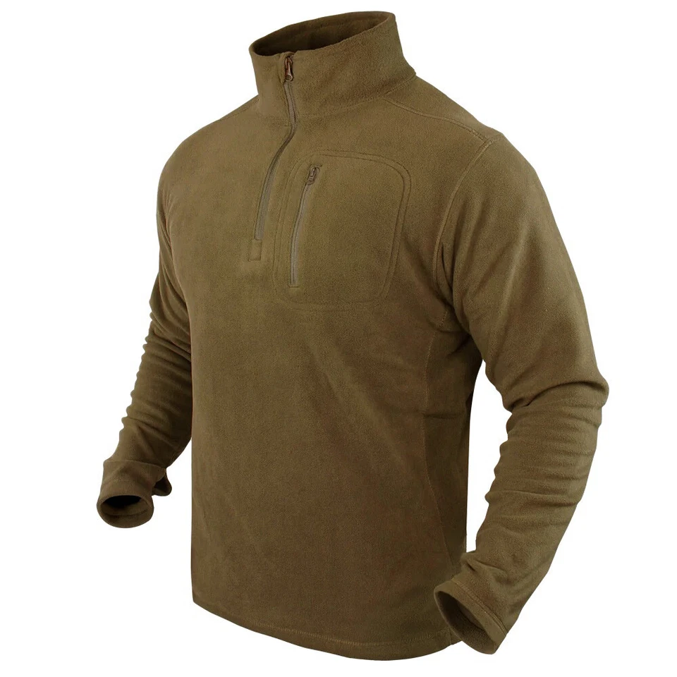Condor 607 Tactical Pocketed Quarter Zip Fleece Pullover Fleece Jacket Sweater - Image 1 of 2