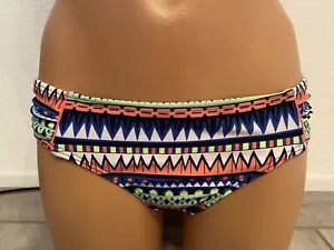 Hot Stuff Bikinihose Badehose Höschen Slip Unterteil bunt gemustert 36 S NEU - Bild 1 von 8