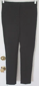 Women's Junior Size 4 Pants Calvin Klein Black Mid Rise Straight Leg 28W 28L - Picture 1 of 9
