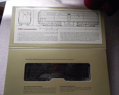 PROTO 2000 FB2 DIESEL LOCOMOTIVE DUMMY HO GAUGE UNDECORATED NIB - Image 1 of 4