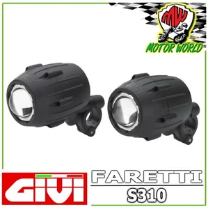 GIVI S310 Trekker Lights Protiettori Scheinwerfer Zusatz Halogen für Motorrad - Bild 1 von 3