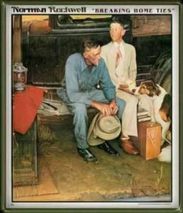 Norman Rockwell photo A4 breaking home ties 1954 - Picture 1 of 1